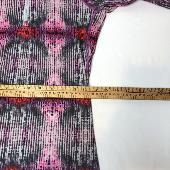 Nike Pro Combat Fitted Shirt Womens SMALL Therma Fit 1/4 Zip Pullover Pink - Picture 6 of 9